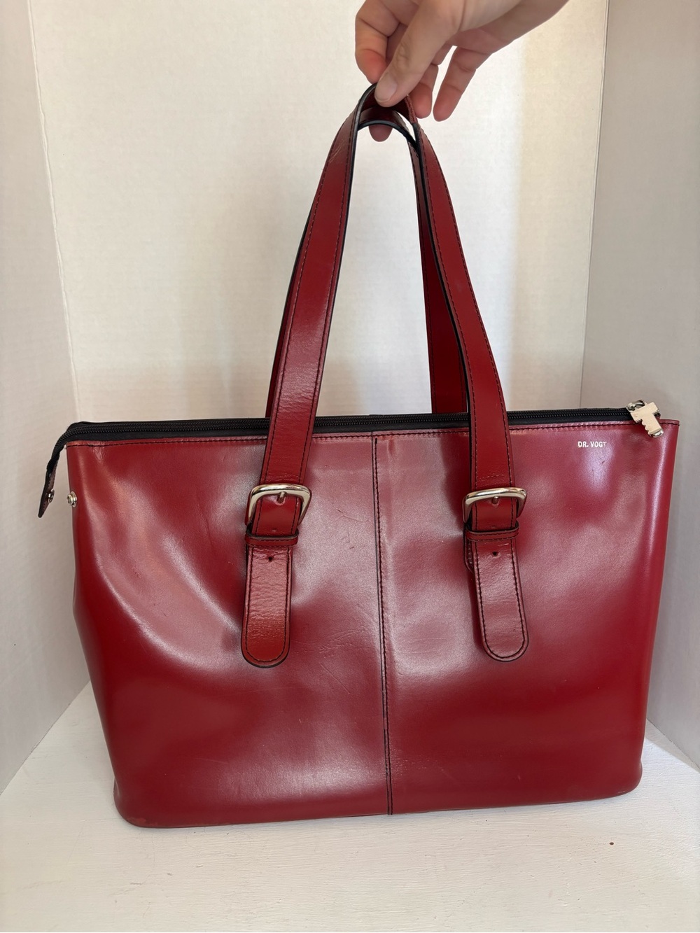 Jack Georges Milano Collection Madison Avenue Italian Leather Tote
